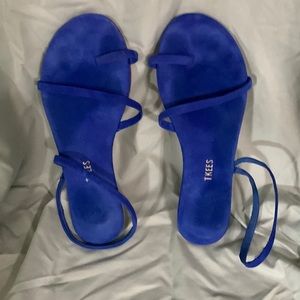 TKEES suede sandals